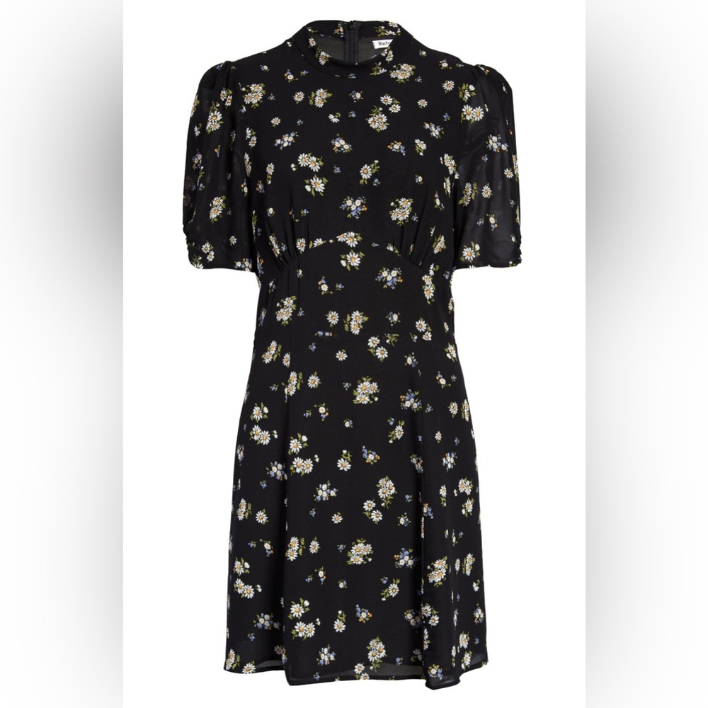 Maylin Floral Print Dress in Daisy